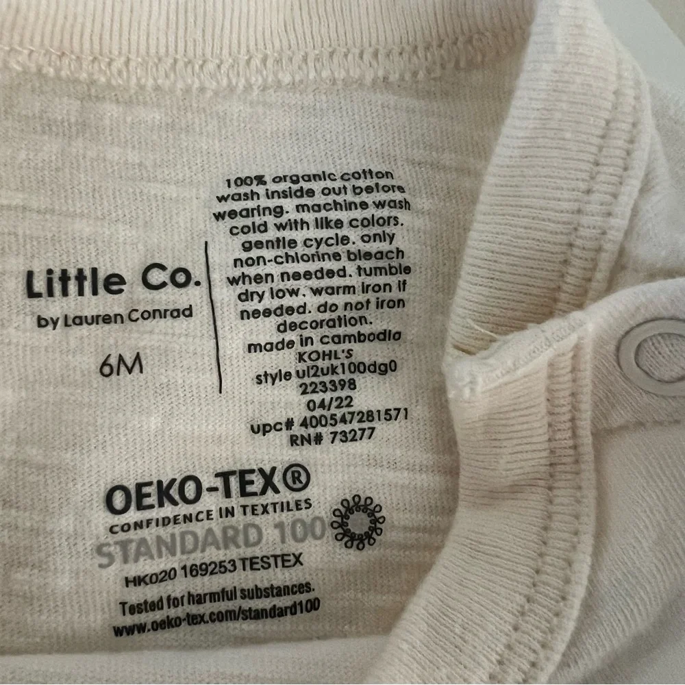 LITTLE CO. Floral Dusty Rose Boho Bundle, 6mo